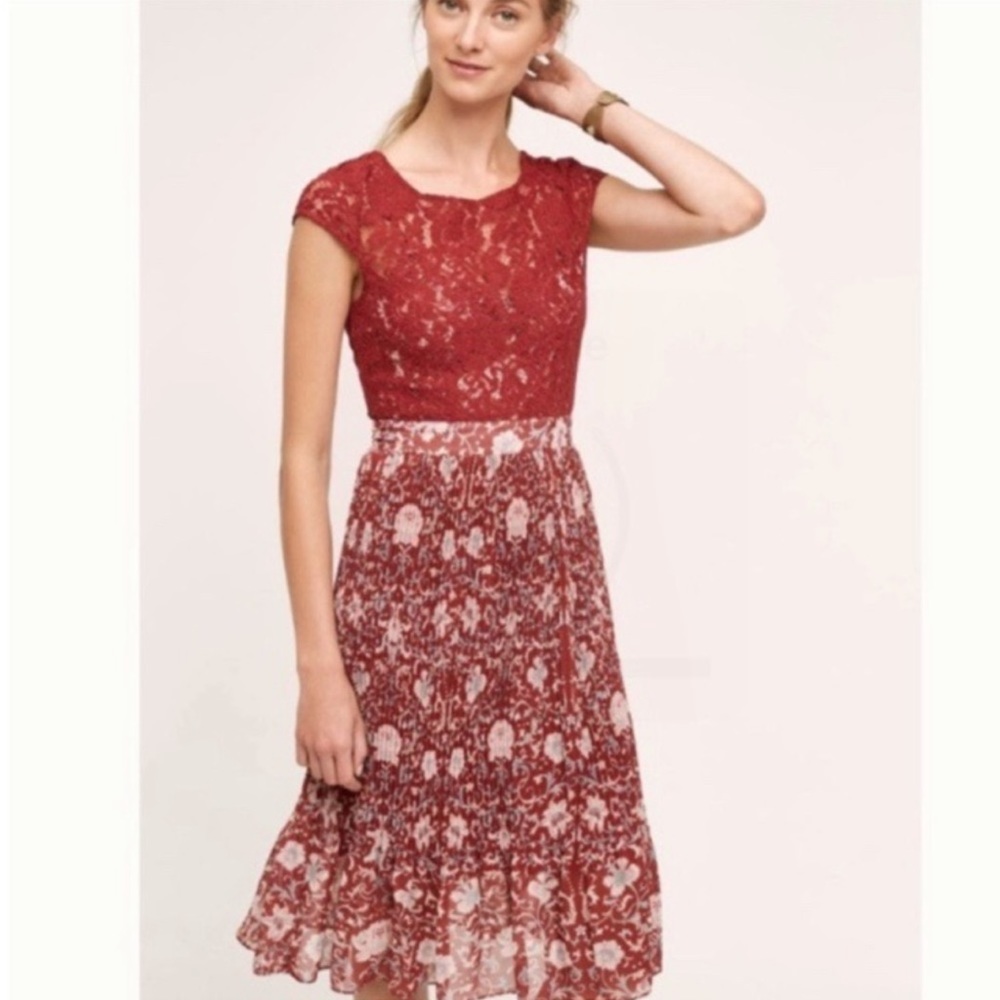 Anthropologie Plenty Tracy Reese Arcadia Dress Size 8